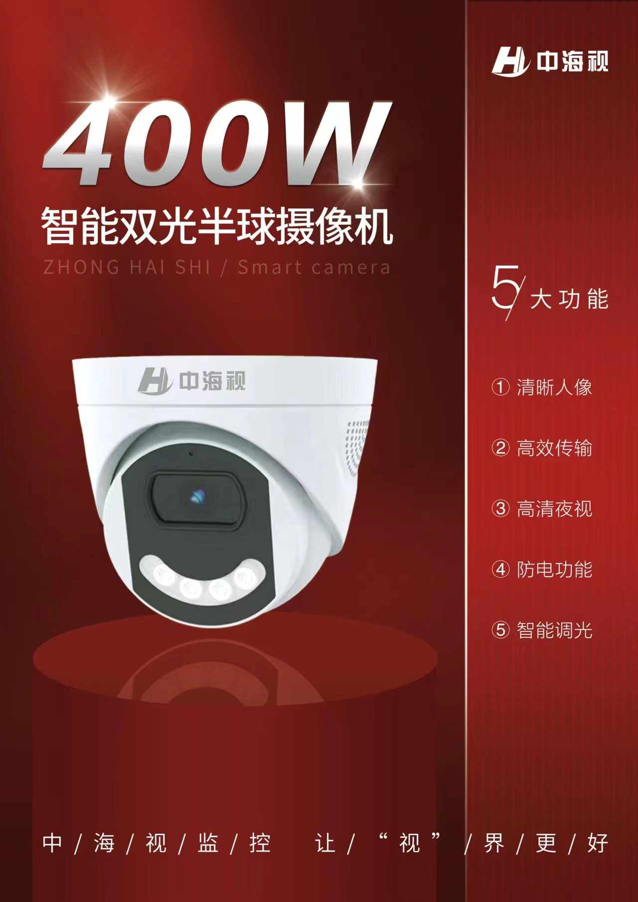 智能双光半球摄像机