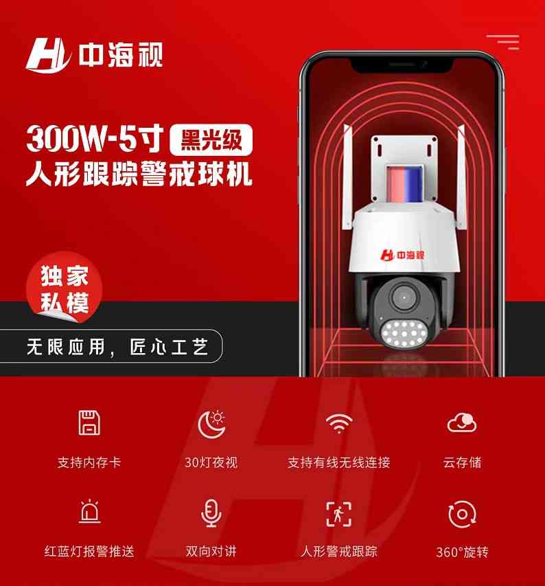 人形跟踪警戒球机